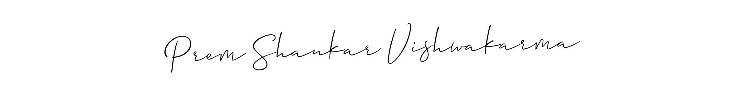 It looks lik you need a new signature style for name Prem Shankar Vishwakarma. Design unique handwritten (Allison_Script) signature with our free signature maker in just a few clicks. Prem Shankar Vishwakarma signature style 2 images and pictures png