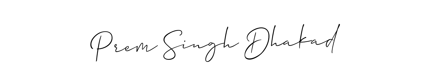 How to Draw Prem Singh Dhakad signature style? Allison_Script is a latest design signature styles for name Prem Singh Dhakad. Prem Singh Dhakad signature style 2 images and pictures png