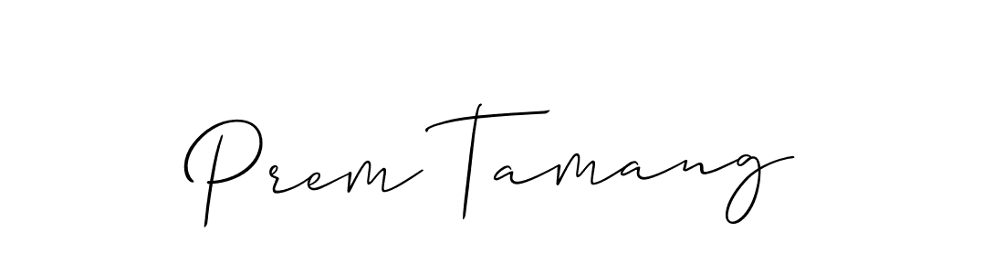 Best and Professional Signature Style for Prem Tamang. Allison_Script Best Signature Style Collection. Prem Tamang signature style 2 images and pictures png