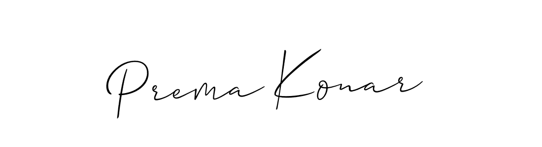 How to make Prema Konar signature? Allison_Script is a professional autograph style. Create handwritten signature for Prema Konar name. Prema Konar signature style 2 images and pictures png