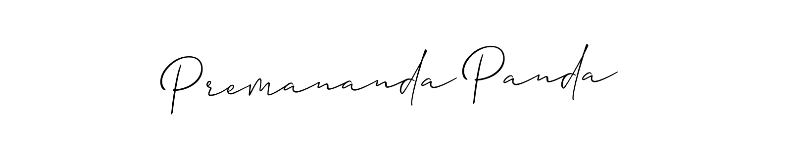 It looks lik you need a new signature style for name Premananda Panda. Design unique handwritten (Allison_Script) signature with our free signature maker in just a few clicks. Premananda Panda signature style 2 images and pictures png