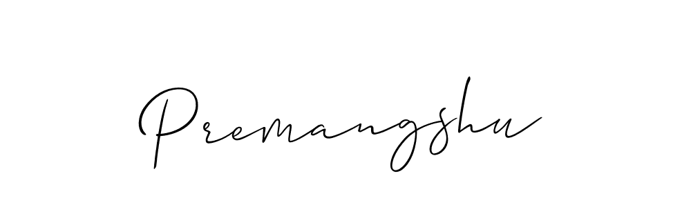 How to make Premangshu name signature. Use Allison_Script style for creating short signs online. This is the latest handwritten sign. Premangshu signature style 2 images and pictures png