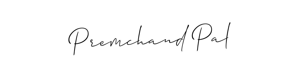 Design your own signature with our free online signature maker. With this signature software, you can create a handwritten (Allison_Script) signature for name Premchand Pal. Premchand Pal signature style 2 images and pictures png