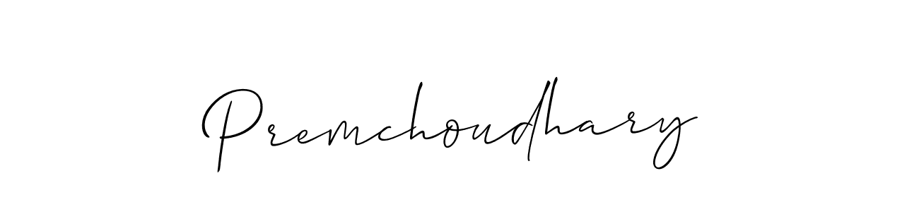 Best and Professional Signature Style for Premchoudhary. Allison_Script Best Signature Style Collection. Premchoudhary signature style 2 images and pictures png