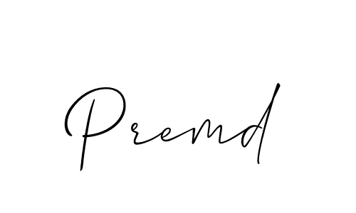 Also we have Premd name is the best signature style. Create professional handwritten signature collection using Allison_Script autograph style. Premd signature style 2 images and pictures png