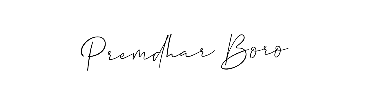 This is the best signature style for the Premdhar Boro name. Also you like these signature font (Allison_Script). Mix name signature. Premdhar Boro signature style 2 images and pictures png