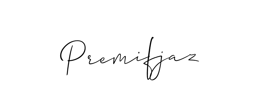 Design your own signature with our free online signature maker. With this signature software, you can create a handwritten (Allison_Script) signature for name Premifjaz. Premifjaz signature style 2 images and pictures png