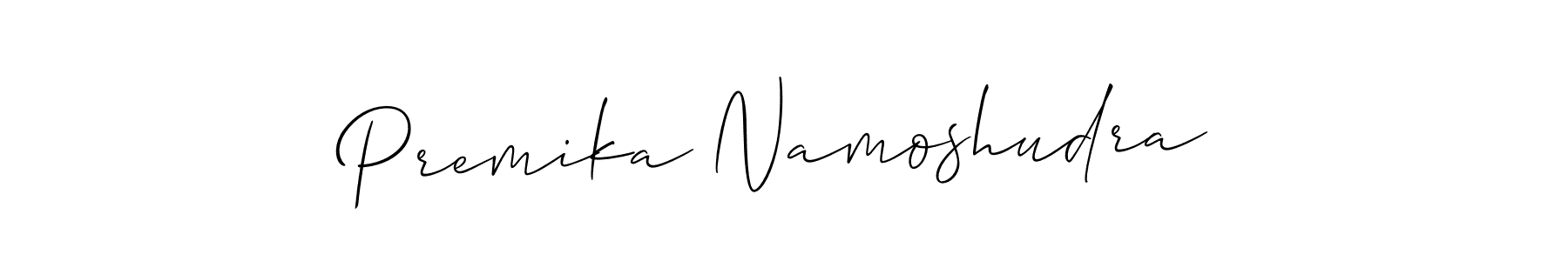 Make a short Premika Namoshudra signature style. Manage your documents anywhere anytime using Allison_Script. Create and add eSignatures, submit forms, share and send files easily. Premika Namoshudra signature style 2 images and pictures png