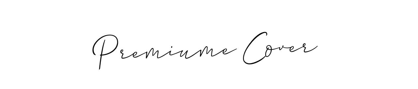 Also You can easily find your signature by using the search form. We will create Premiume Cover name handwritten signature images for you free of cost using Allison_Script sign style. Premiume Cover signature style 2 images and pictures png