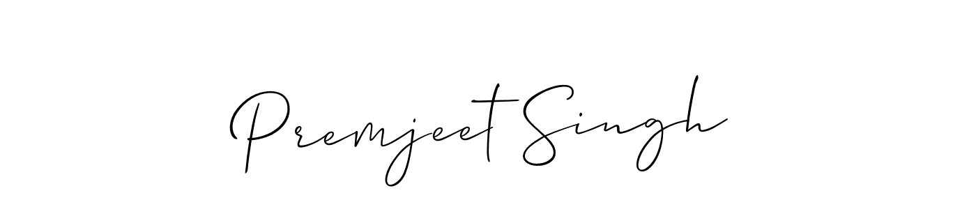 It looks lik you need a new signature style for name Premjeet Singh. Design unique handwritten (Allison_Script) signature with our free signature maker in just a few clicks. Premjeet Singh signature style 2 images and pictures png