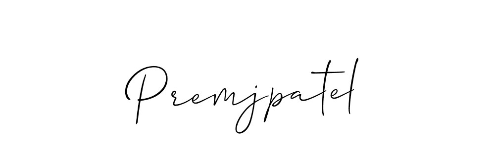 Create a beautiful signature design for name Premjpatel. With this signature (Allison_Script) fonts, you can make a handwritten signature for free. Premjpatel signature style 2 images and pictures png
