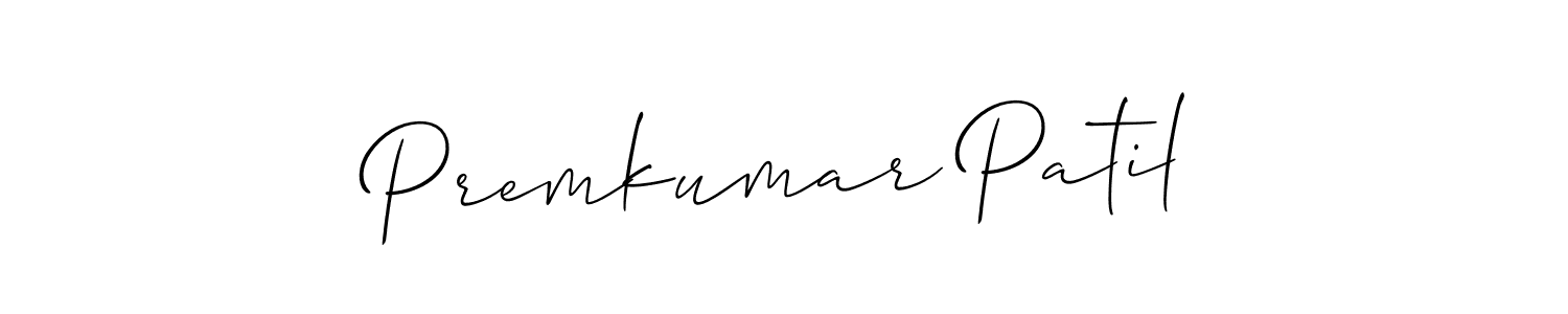 Make a beautiful signature design for name Premkumar Patil. Use this online signature maker to create a handwritten signature for free. Premkumar Patil signature style 2 images and pictures png