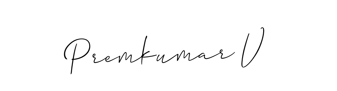 Check out images of Autograph of Premkumar V name. Actor Premkumar V Signature Style. Allison_Script is a professional sign style online. Premkumar V signature style 2 images and pictures png