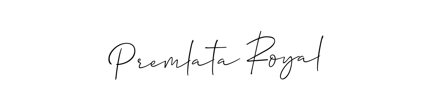 Similarly Allison_Script is the best handwritten signature design. Signature creator online .You can use it as an online autograph creator for name Premlata Royal. Premlata Royal signature style 2 images and pictures png