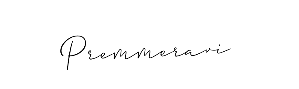 Design your own signature with our free online signature maker. With this signature software, you can create a handwritten (Allison_Script) signature for name Premmeravi. Premmeravi signature style 2 images and pictures png