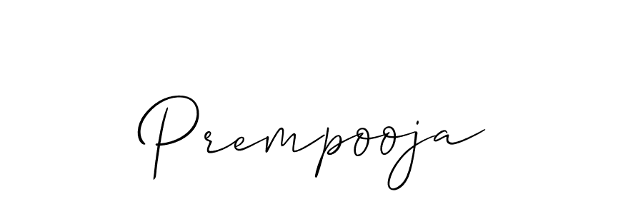 It looks lik you need a new signature style for name Prempooja. Design unique handwritten (Allison_Script) signature with our free signature maker in just a few clicks. Prempooja signature style 2 images and pictures png