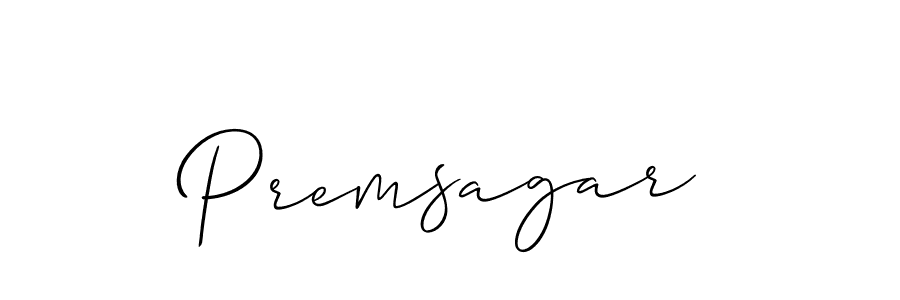 You should practise on your own different ways (Allison_Script) to write your name (Premsagar) in signature. don't let someone else do it for you. Premsagar signature style 2 images and pictures png