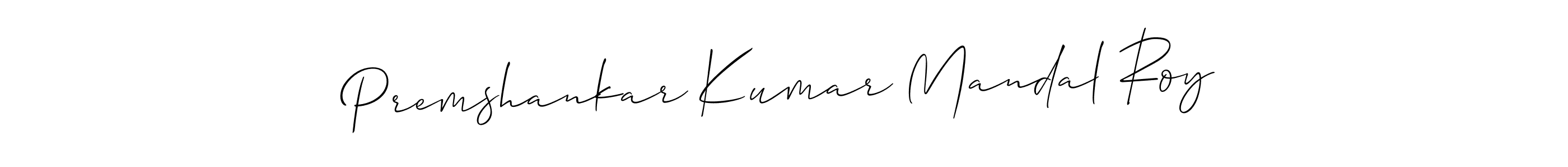 Also You can easily find your signature by using the search form. We will create Premshankar Kumar Mandal Roy name handwritten signature images for you free of cost using Allison_Script sign style. Premshankar Kumar Mandal Roy signature style 2 images and pictures png