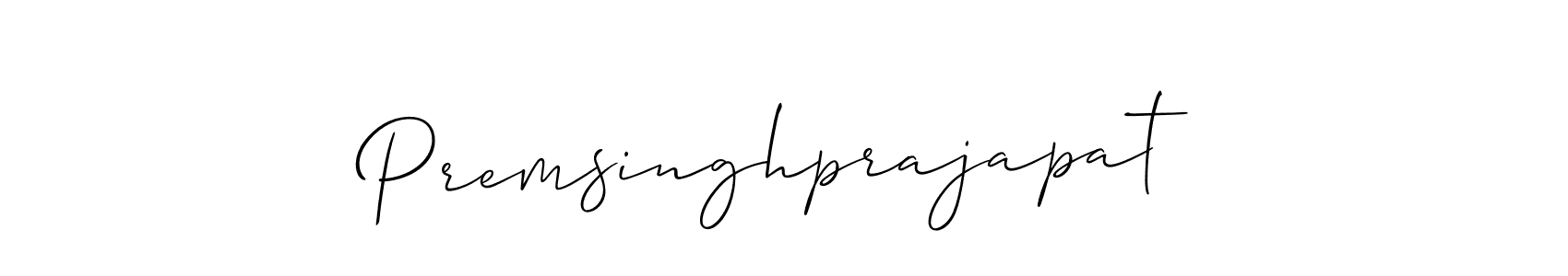 Make a short Premsinghprajapat signature style. Manage your documents anywhere anytime using Allison_Script. Create and add eSignatures, submit forms, share and send files easily. Premsinghprajapat signature style 2 images and pictures png