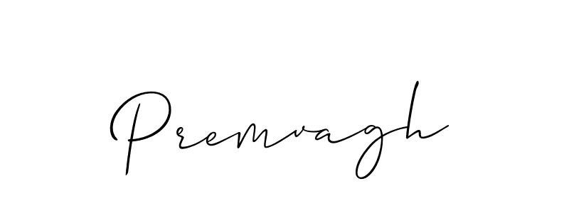 The best way (Allison_Script) to make a short signature is to pick only two or three words in your name. The name Premvagh include a total of six letters. For converting this name. Premvagh signature style 2 images and pictures png