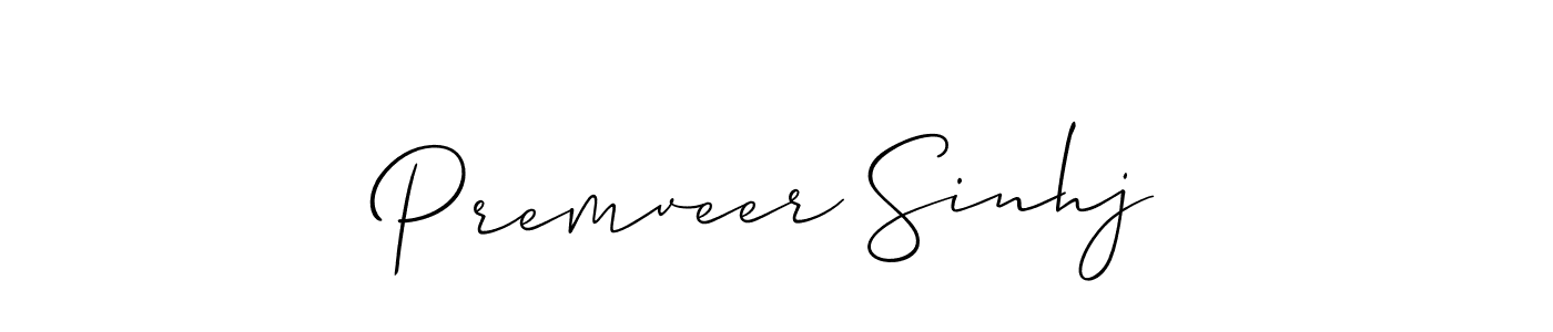 You should practise on your own different ways (Allison_Script) to write your name (Premveer Sinhj) in signature. don't let someone else do it for you. Premveer Sinhj signature style 2 images and pictures png