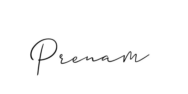 How to Draw Prenam signature style? Allison_Script is a latest design signature styles for name Prenam. Prenam signature style 2 images and pictures png