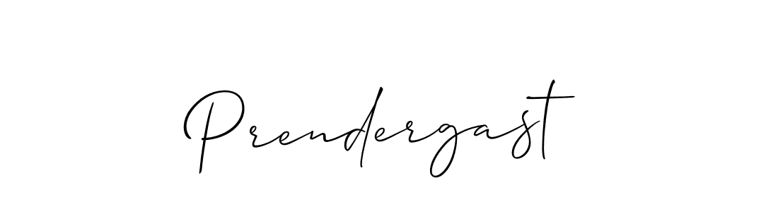 How to make Prendergast signature? Allison_Script is a professional autograph style. Create handwritten signature for Prendergast name. Prendergast signature style 2 images and pictures png