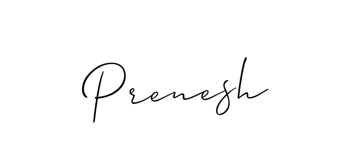 Also You can easily find your signature by using the search form. We will create Prenesh name handwritten signature images for you free of cost using Allison_Script sign style. Prenesh signature style 2 images and pictures png