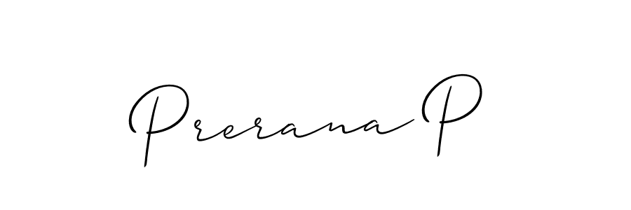 Make a beautiful signature design for name Prerana P. Use this online signature maker to create a handwritten signature for free. Prerana P signature style 2 images and pictures png