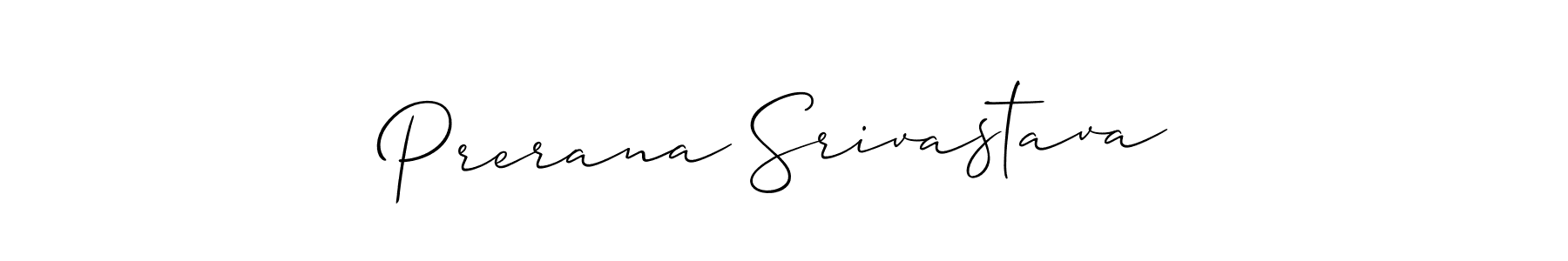 Use a signature maker to create a handwritten signature online. With this signature software, you can design (Allison_Script) your own signature for name Prerana Srivastava. Prerana Srivastava signature style 2 images and pictures png