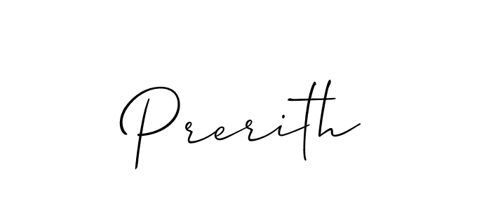 Prerith stylish signature style. Best Handwritten Sign (Allison_Script) for my name. Handwritten Signature Collection Ideas for my name Prerith. Prerith signature style 2 images and pictures png