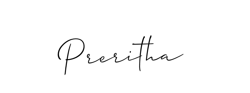 if you are searching for the best signature style for your name Preritha. so please give up your signature search. here we have designed multiple signature styles  using Allison_Script. Preritha signature style 2 images and pictures png