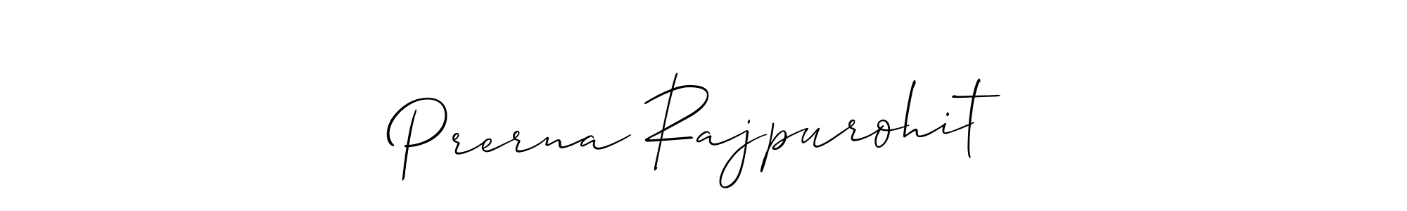 How to make Prerna Rajpurohit✨ signature? Allison_Script is a professional autograph style. Create handwritten signature for Prerna Rajpurohit✨ name. Prerna Rajpurohit✨ signature style 2 images and pictures png