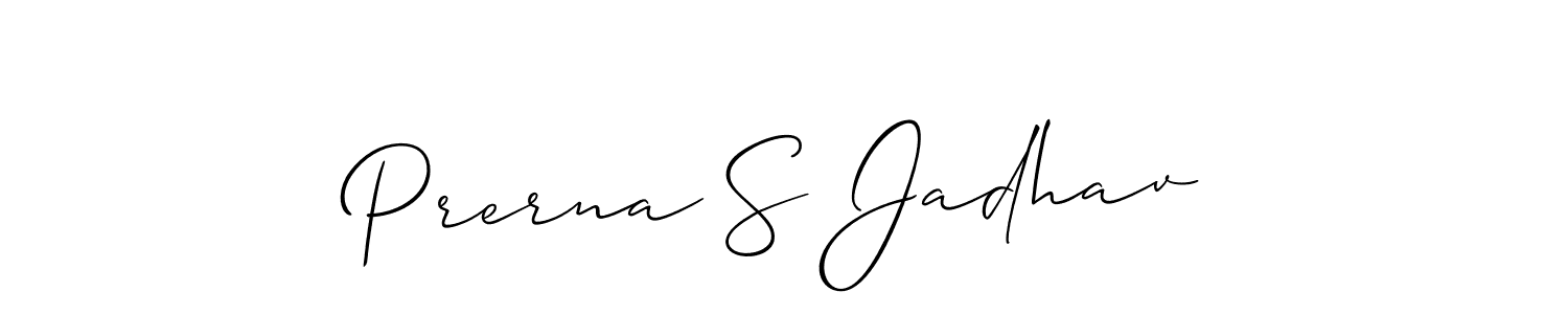 Check out images of Autograph of Prerna S Jadhav name. Actor Prerna S Jadhav Signature Style. Allison_Script is a professional sign style online. Prerna S Jadhav signature style 2 images and pictures png