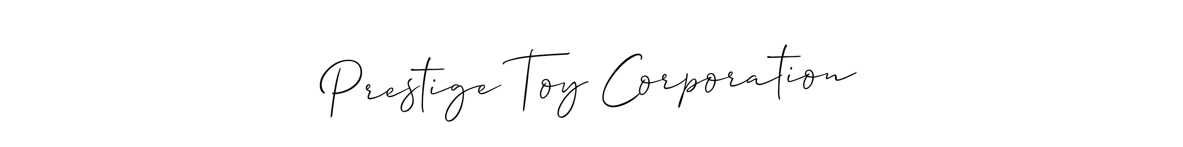 This is the best signature style for the Prestige Toy Corporation name. Also you like these signature font (Allison_Script). Mix name signature. Prestige Toy Corporation signature style 2 images and pictures png
