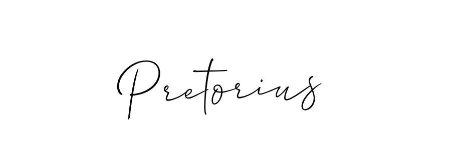 if you are searching for the best signature style for your name Pretorius. so please give up your signature search. here we have designed multiple signature styles  using Allison_Script. Pretorius signature style 2 images and pictures png