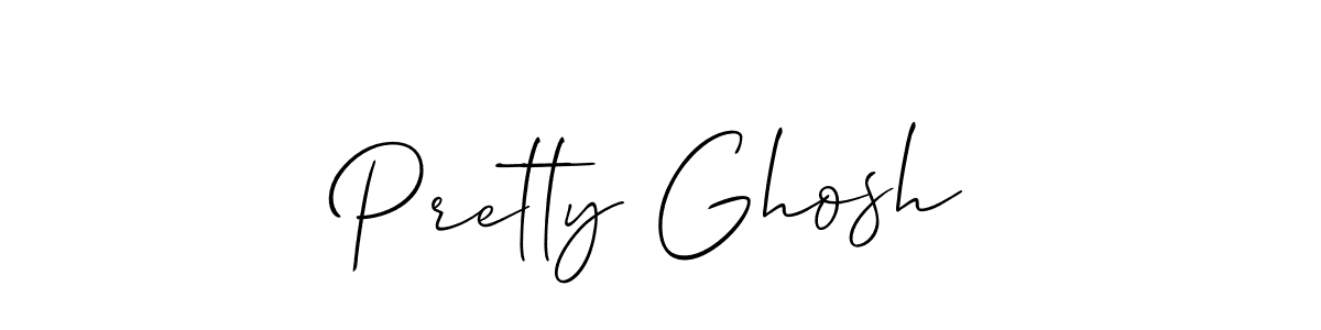 Once you've used our free online signature maker to create your best signature Allison_Script style, it's time to enjoy all of the benefits that Pretty Ghosh name signing documents. Pretty Ghosh signature style 2 images and pictures png