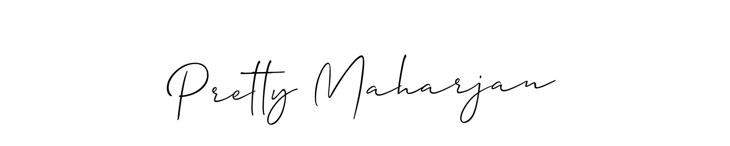 Here are the top 10 professional signature styles for the name Pretty Maharjan. These are the best autograph styles you can use for your name. Pretty Maharjan signature style 2 images and pictures png