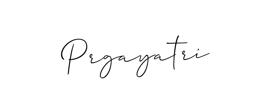 How to Draw Prgayatri signature style? Allison_Script is a latest design signature styles for name Prgayatri. Prgayatri signature style 2 images and pictures png