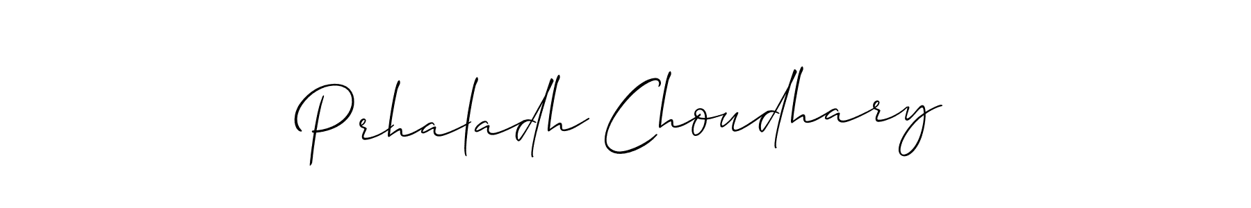Make a beautiful signature design for name Prhaladh Choudhary. Use this online signature maker to create a handwritten signature for free. Prhaladh Choudhary signature style 2 images and pictures png