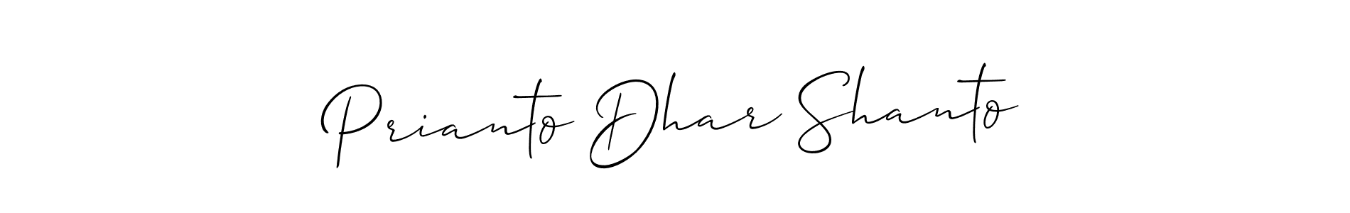Make a beautiful signature design for name Prianto Dhar Shanto. Use this online signature maker to create a handwritten signature for free. Prianto Dhar Shanto signature style 2 images and pictures png