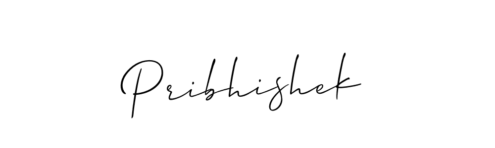 Design your own signature with our free online signature maker. With this signature software, you can create a handwritten (Allison_Script) signature for name Pribhishek. Pribhishek signature style 2 images and pictures png