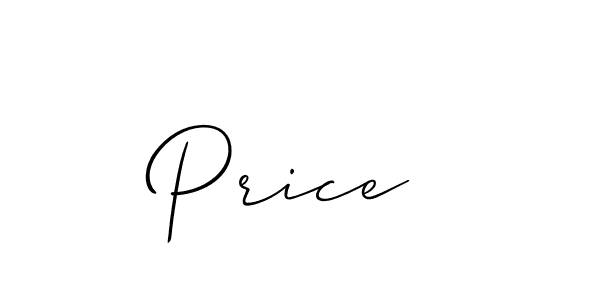 Use a signature maker to create a handwritten signature online. With this signature software, you can design (Allison_Script) your own signature for name Price . Price  signature style 2 images and pictures png