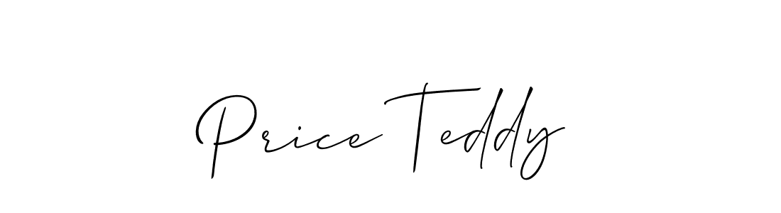 It looks lik you need a new signature style for name Price Teddy. Design unique handwritten (Allison_Script) signature with our free signature maker in just a few clicks. Price Teddy signature style 2 images and pictures png