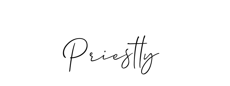 It looks lik you need a new signature style for name Priestly. Design unique handwritten (Allison_Script) signature with our free signature maker in just a few clicks. Priestly signature style 2 images and pictures png