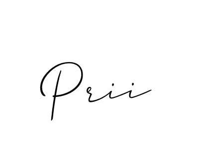 Also we have Prii name is the best signature style. Create professional handwritten signature collection using Allison_Script autograph style. Prii signature style 2 images and pictures png