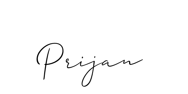 Best and Professional Signature Style for Prijan. Allison_Script Best Signature Style Collection. Prijan signature style 2 images and pictures png