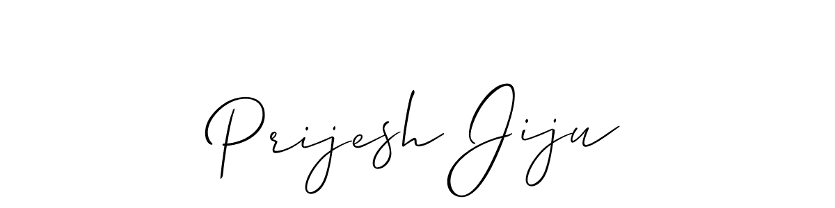 Also we have Prijesh Jiju name is the best signature style. Create professional handwritten signature collection using Allison_Script autograph style. Prijesh Jiju signature style 2 images and pictures png