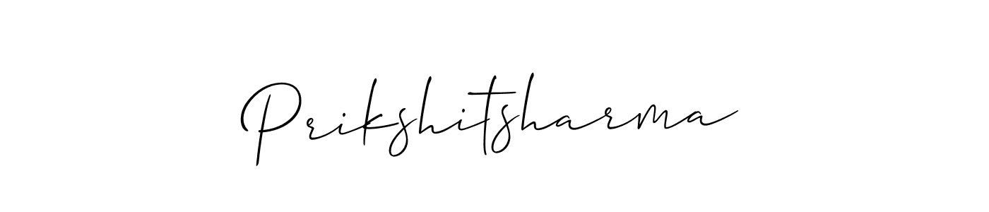Once you've used our free online signature maker to create your best signature Allison_Script style, it's time to enjoy all of the benefits that Prikshitsharma name signing documents. Prikshitsharma signature style 2 images and pictures png