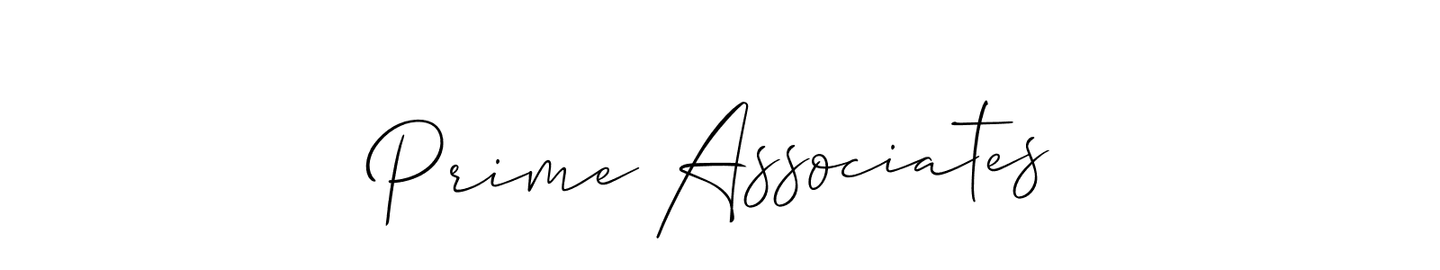 Allison_Script is a professional signature style that is perfect for those who want to add a touch of class to their signature. It is also a great choice for those who want to make their signature more unique. Get Prime Associates name to fancy signature for free. Prime Associates signature style 2 images and pictures png